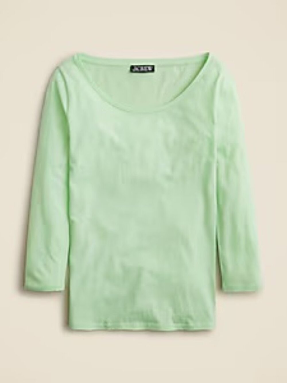 J Crew Feather Jersey three quarters tee Ice Mint Medium